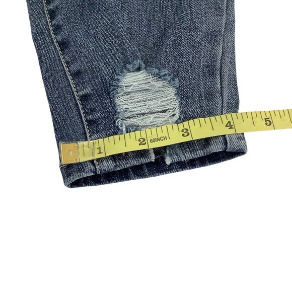 INC Denim Skinny Leg Regular Fit Mid Rise Blue Denim Jeans Womens Size 2 - Picture 6 of 12